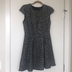 Multicolor cocktail dress with sparkles